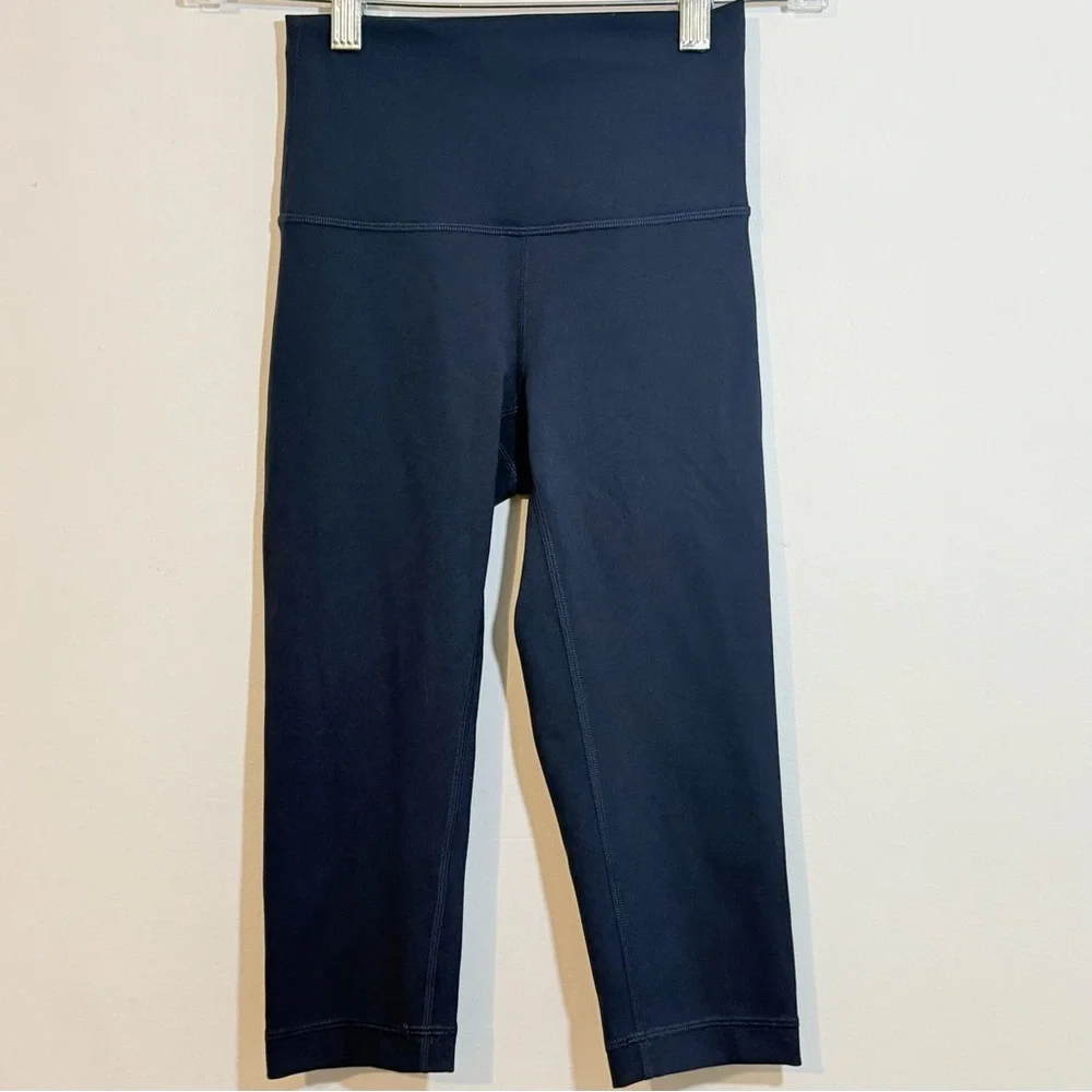 Lululemon Wunder Under Leggings Bundle | Teal & Navy High Rise Luxtreme — Size 2 - Picture 2 of 11